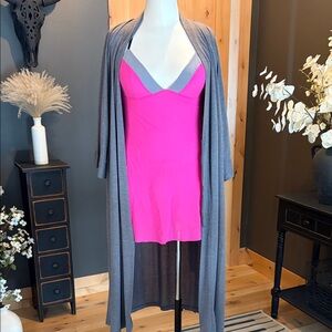 Natori Charcoal Gray Robe size S